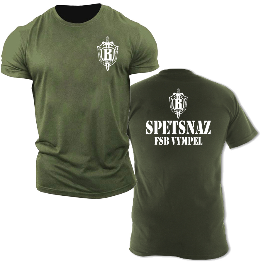Street Fashion Russia - Russo spetsnaz forças especiais t camisa