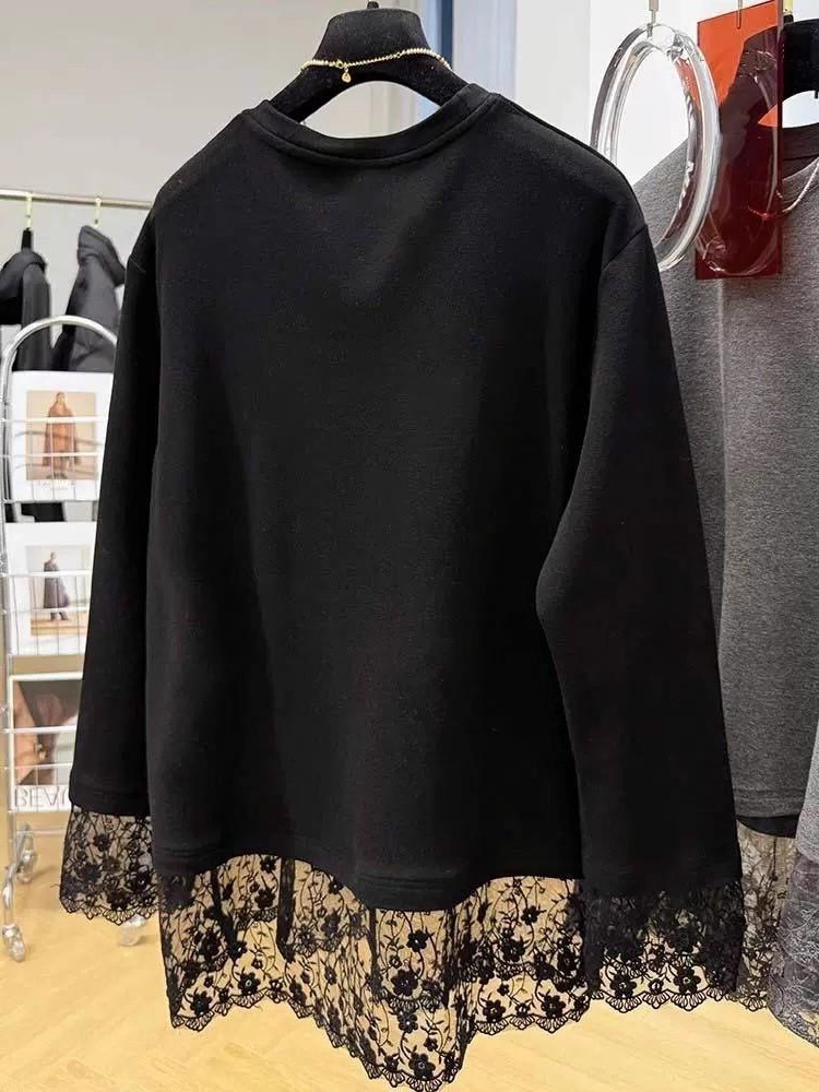 Longline Tee Oversized - Camiseta Feminina de Manga Longa com