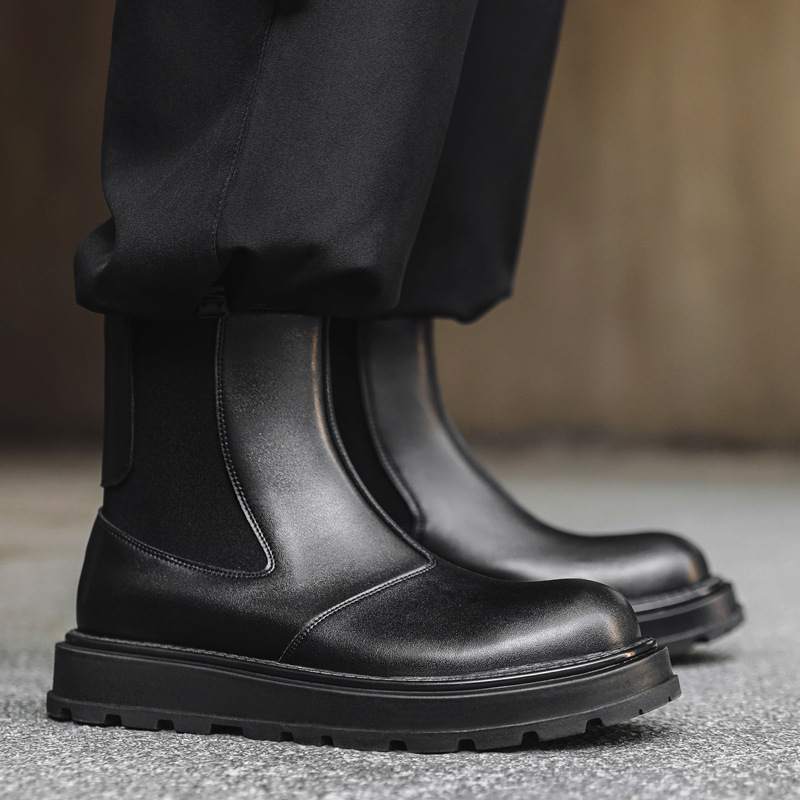 Street Fashion England - Botas masculinas estilo inglaterra, botas chelsea