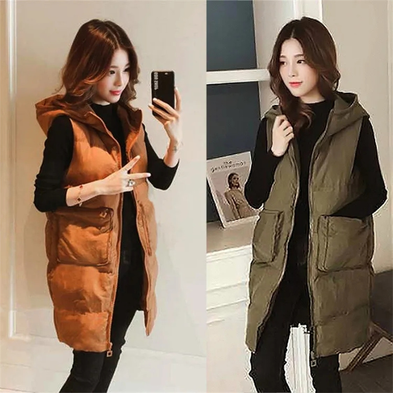 Puffer Vest Padded - Colete Feminino Acolchoado de Inverno 2026