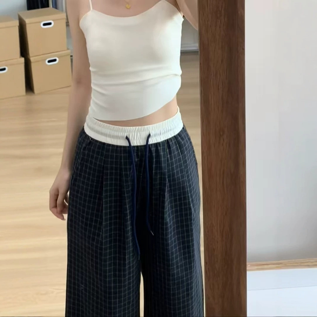 Street Fashion England - Calças de Moda Coreana Y2K Streetwear