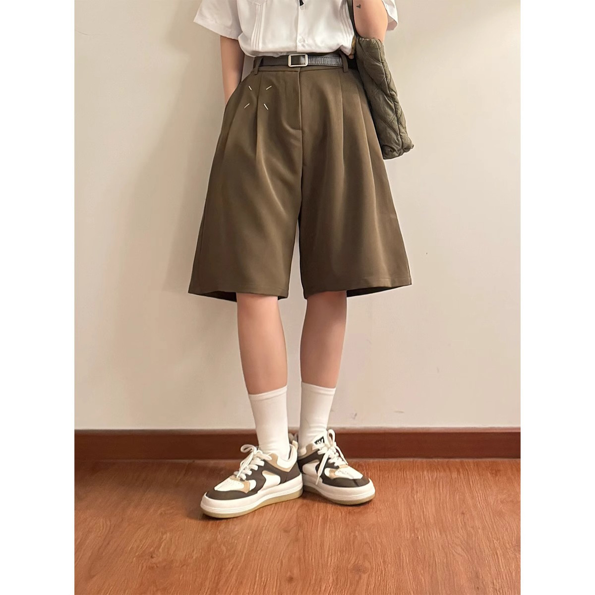 Street Fashion England - Shorts Vintage Streetwear Masculinos com Pernas