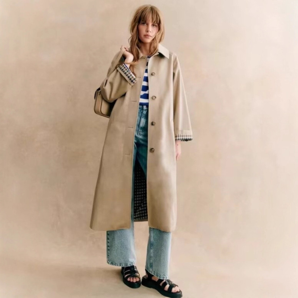 Casaco Feminino Longo de Moda, - Street Fashion England avaliação e preço
