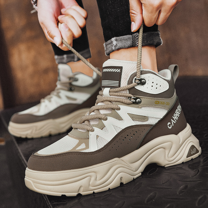 Botas de moda para homens ao a - Street Fashion Walking avaliação e preço