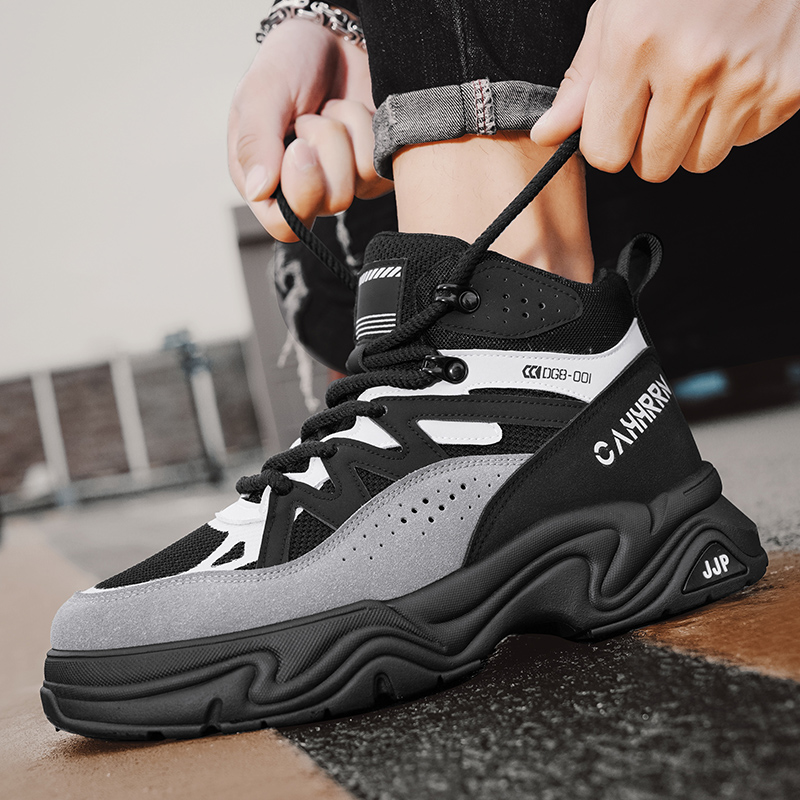 Botas de moda para homens ao a - Street Fashion Walking avaliação e preço
