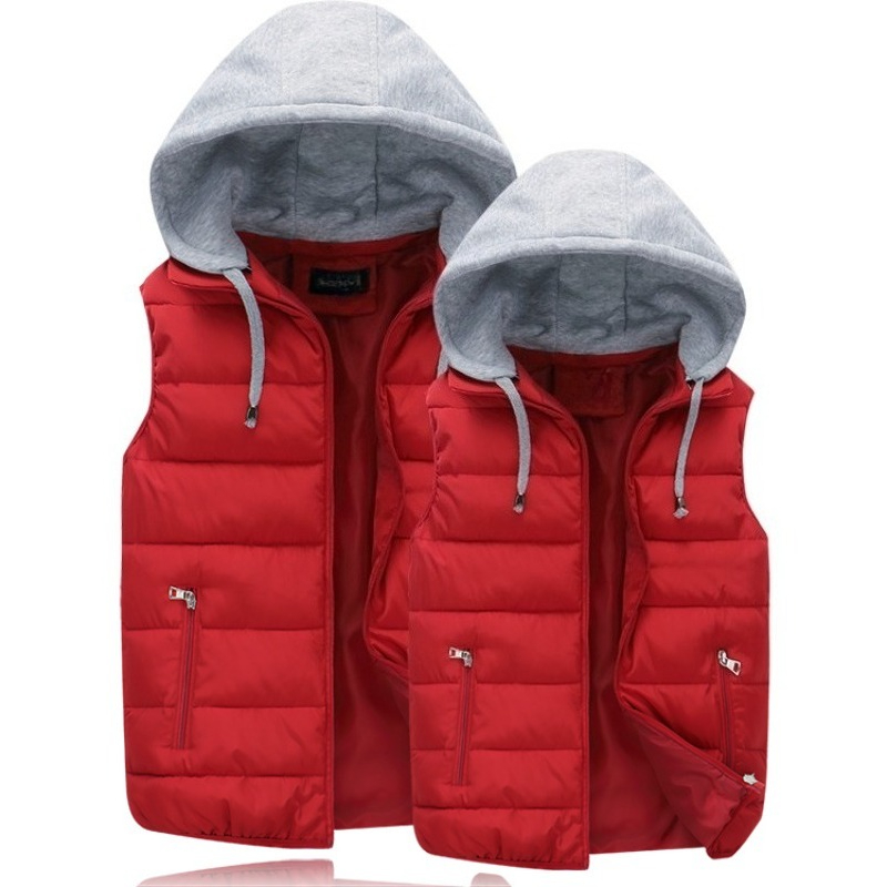 Para baixo algodão acolchoado  - Puffer Vest Padded avaliação e preço