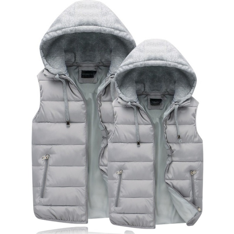 Para baixo algodão acolchoado  - Puffer Vest Padded avaliação e preço