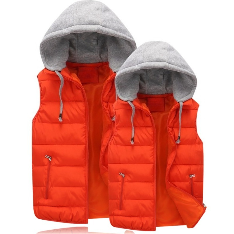 Para baixo algodão acolchoado  - Puffer Vest Padded avaliação e preço