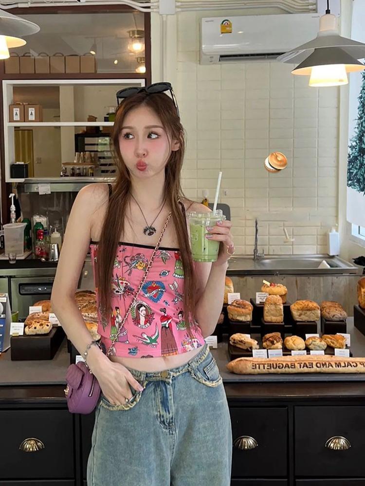 Top Feminino Gagarich Estilo C - Street Fashion Korean Girl avaliação e preço