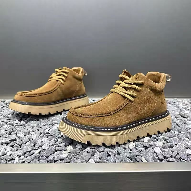 Autum inverno homens botas de  - Street Fashion Walking avaliação e preço