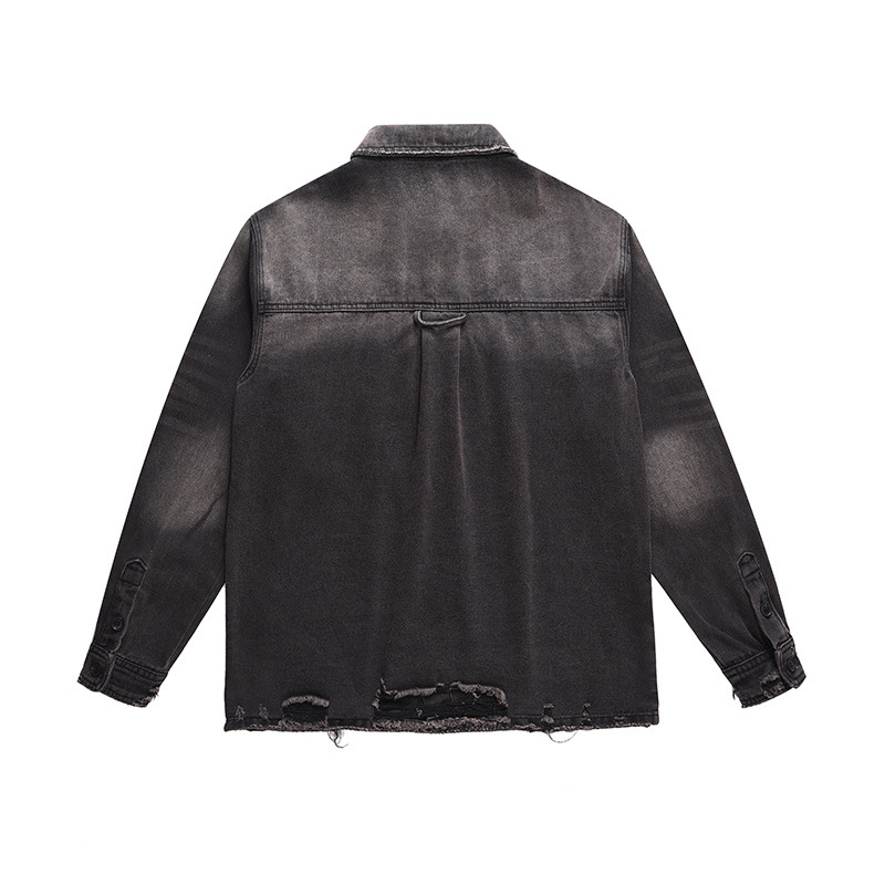 Jaqueta Jeans Masculina Rasgad - Street Fashion Vintage avaliação e preço