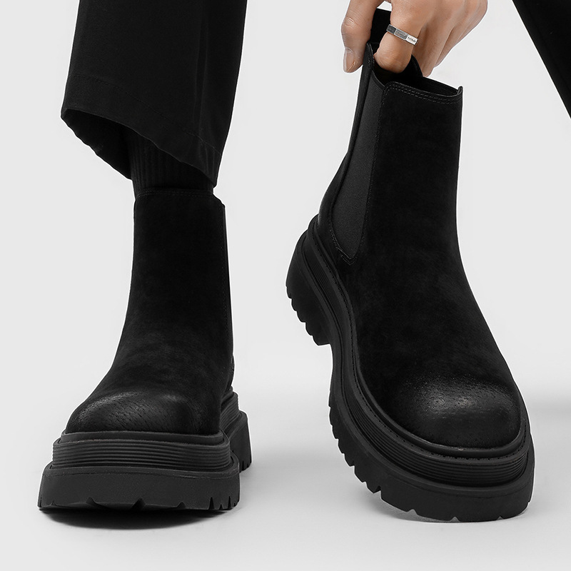 Botas Chelsea de cano alto est - Street Fashion England avaliação e preço