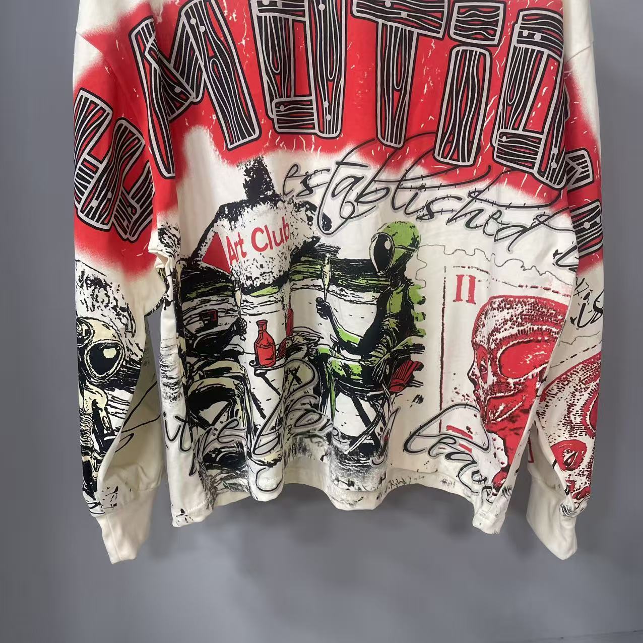 Camiseta de Manga Longa MIXED- - Street Fashion Vintage avaliação e preço