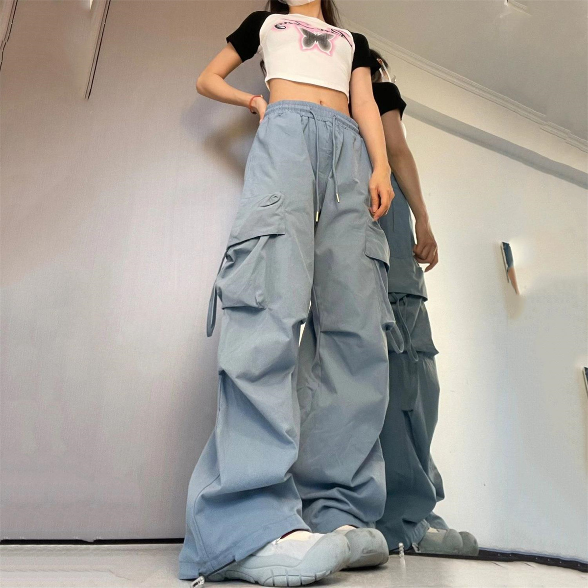 Calça Oversized com Bolsos Est - Street Fashion England avaliação e preço