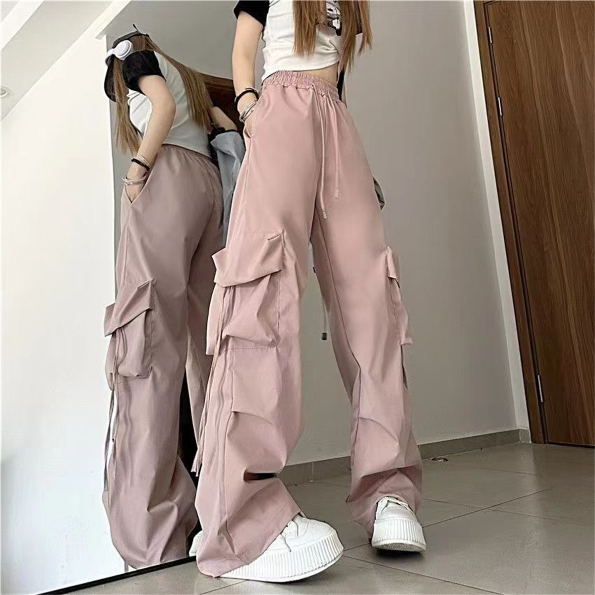 Calça Oversized com Bolsos Est - Street Fashion England avaliação e preço