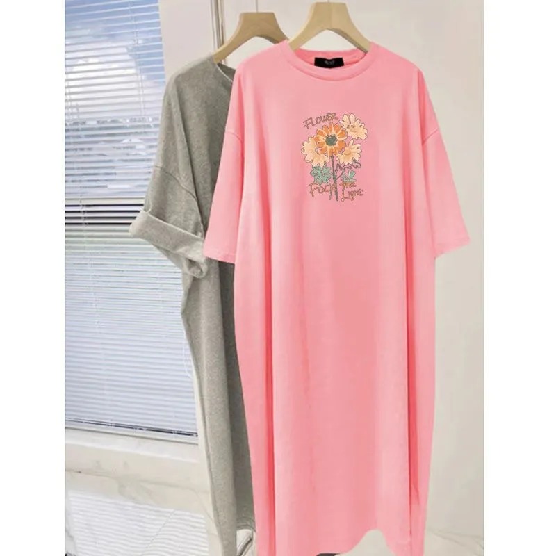 Vestido T-Shirt Oversized com  - Longline Tee Oversized avaliação e preço