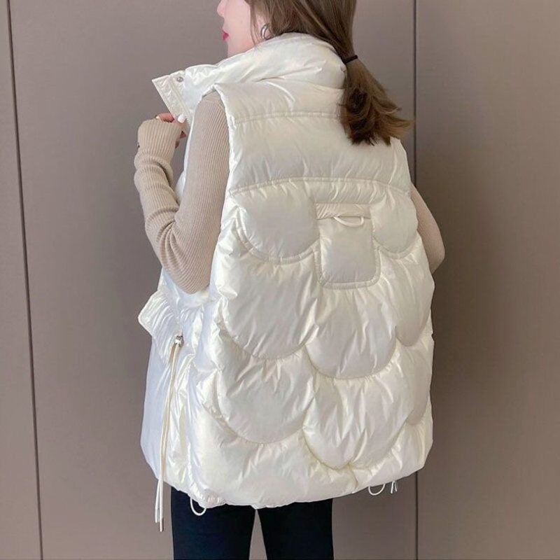 Colete de Algodão Acolchoado F - Puffer Vest Padded avaliação e preço