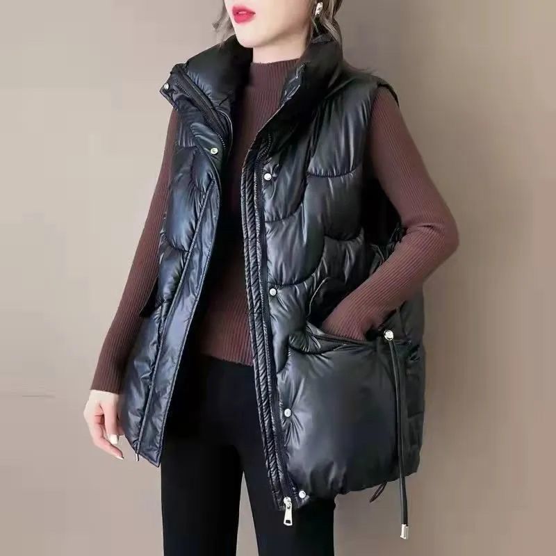Colete de Algodão Acolchoado F - Puffer Vest Padded avaliação e preço