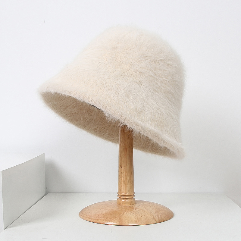 Inverno coelho cabelo balde ch - Street Fashion Russia avaliação e preço