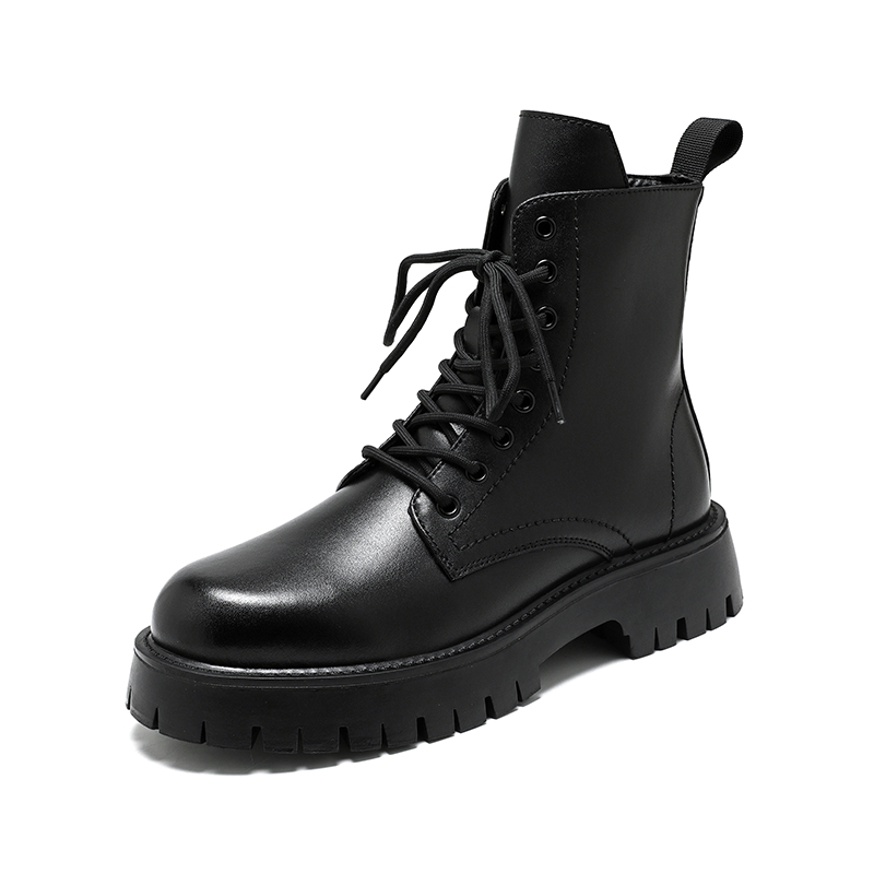 Botas de Couro Genuíno de Luxo - Street Fashion Designers avaliação e preço