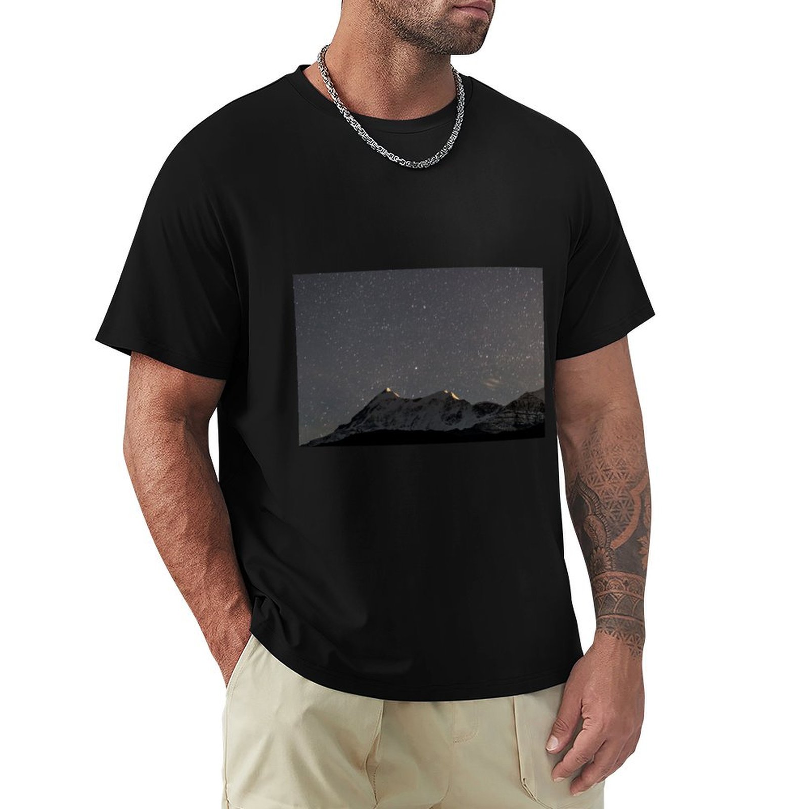 Camiseta Trishul Star Trails d - Street Fashion India avaliação e preço