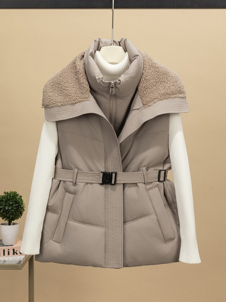 Novo colete acolchoado feminin - Puffer Vest Padded avaliação e preço