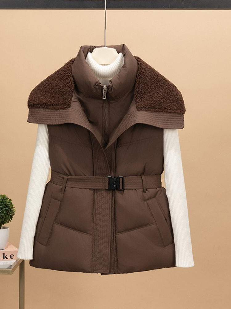 Novo colete acolchoado feminin - Puffer Vest Padded avaliação e preço