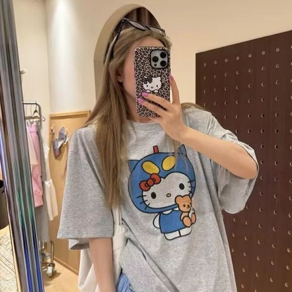 Camiseta de Manga Curta com Es - Street Fashion Designers avaliação e preço
