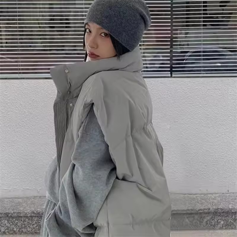 2025 novo coreano colete de in - Puffer Vest Padded avaliação e preço