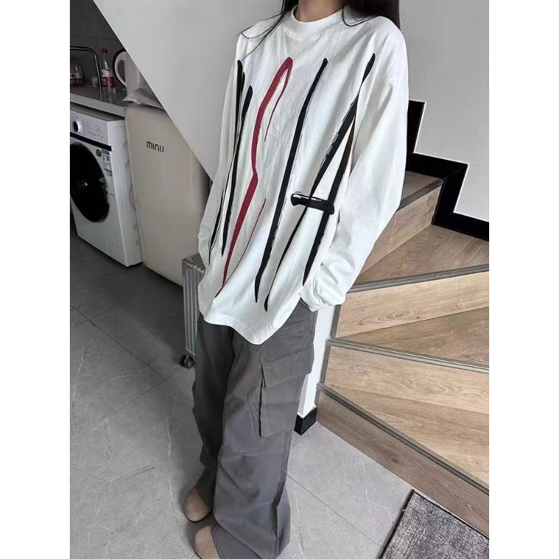 Camiseta de Manga Longa com Es - Longline Tee Oversized avaliação e preço